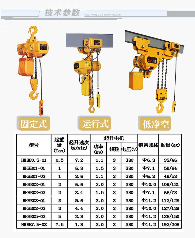 固定式环链电动葫芦